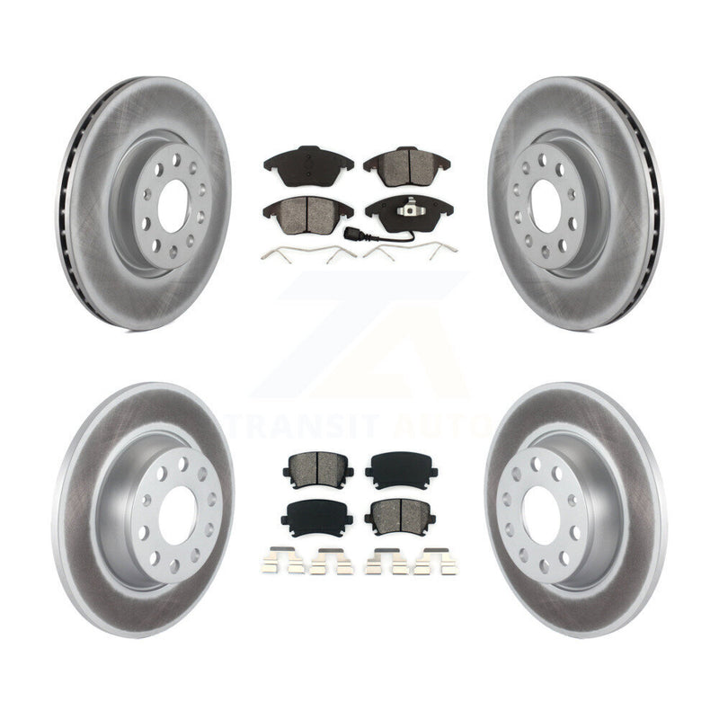 Transit Auto KGS-100902 Disc Brake Kit for 2006-2010 Volkswagen GTI, Audi A3 and More - Front and Rear