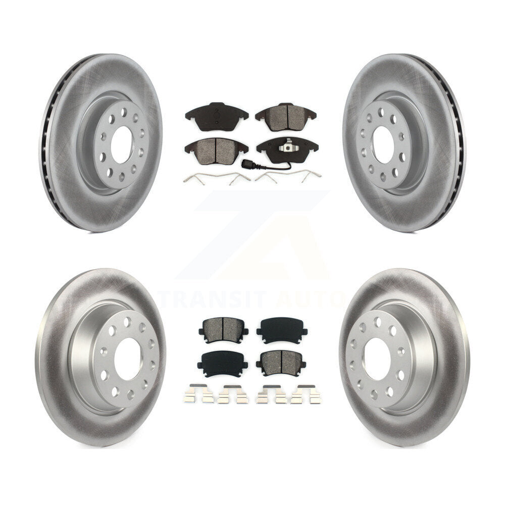 Transit Auto KGS-100903 Disc Brake Kit for 2008-2017 Volkswagen CC, Volkswagen GTI and More - Front and Rear