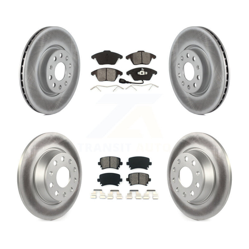 Transit Auto KGS-100903 Disc Brake Kit for 2008-2017 Volkswagen CC, Volkswagen GTI and More - Front and Rear