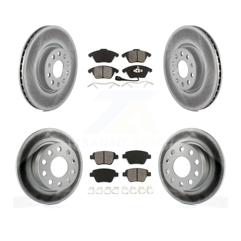 Transit Auto KGS-100905 Disc Brake Kit for 2017-2018 Volkswagen Jetta - Front and Rear