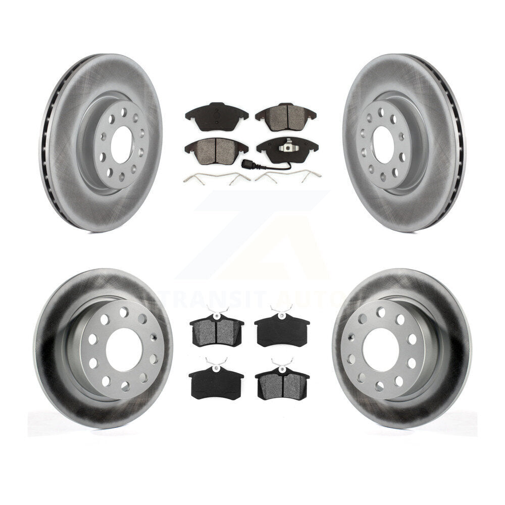 Transit Auto KGS-100906 Disc Brake Kit for 2014-2018 Volkswagen Jetta, Volkswagen Beetle - Front and Rear