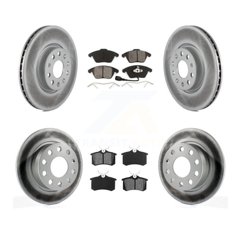 Transit Auto KGS-100906 Disc Brake Kit for 2014-2018 Volkswagen Jetta, Volkswagen Beetle - Front and Rear