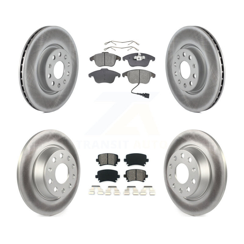 Transit Auto KGS-100907 Disc Brake Kit for 2009-2018 Volkswagen Tiguan Limited, Audi Q3 and More - Front and Rear