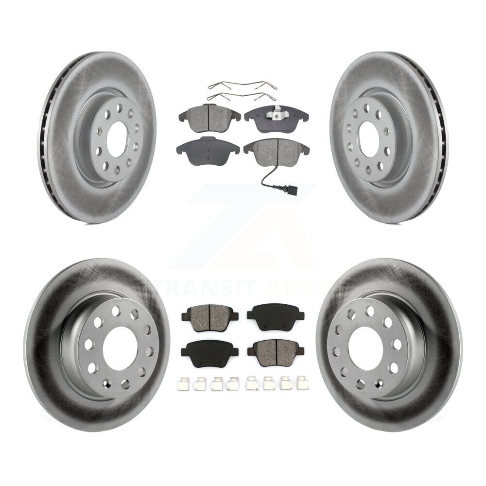Transit Auto KGS-100908 Disc Brake Kit for 2012-2014 Volkswagen Passat - Front and Rear