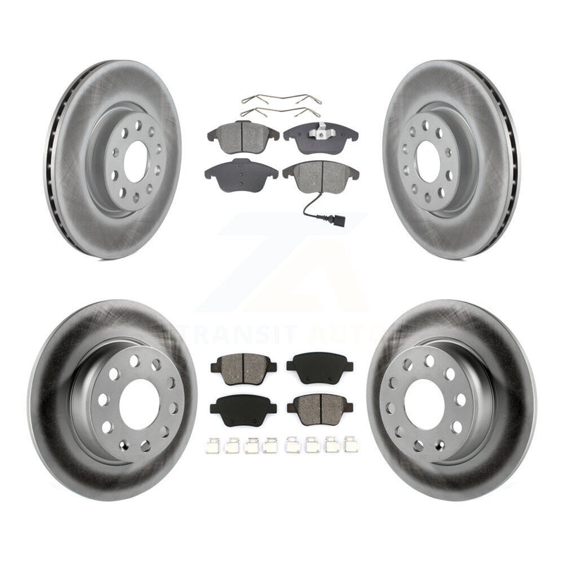 Transit Auto KGS-100908 Disc Brake Kit for 2012-2014 Volkswagen Passat - Front and Rear