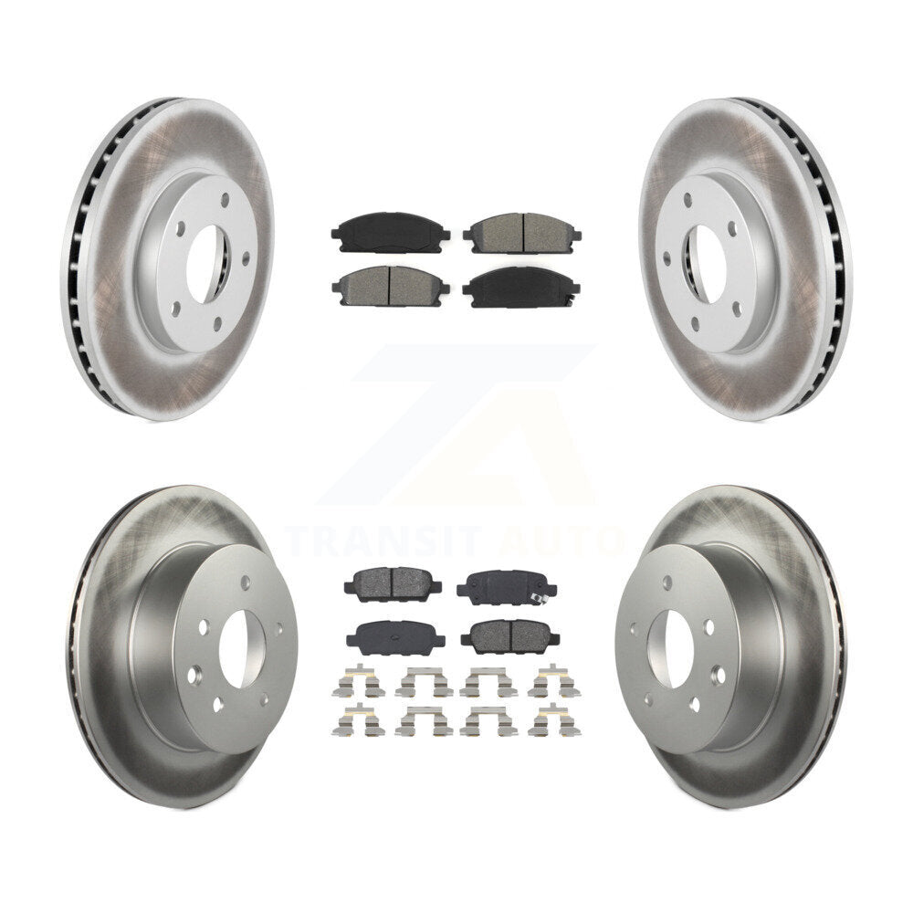 Transit Auto KGS-100910 Disc Brake Kit for 2005-2006 Nissan X-Trail - Front and Rear