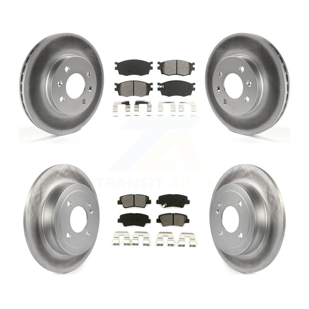 Transit Auto KGS-100921 Disc Brake Kit for 2011 Hyundai Accent - Front and Rear