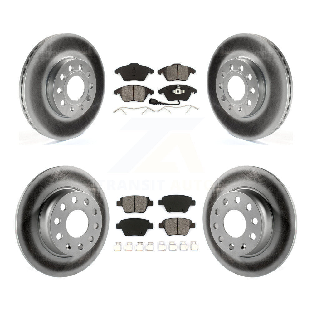 Transit Auto KGS-100925 Disc Brake Kit for 2013-2016 Volkswagen Beetle - Front and Rear