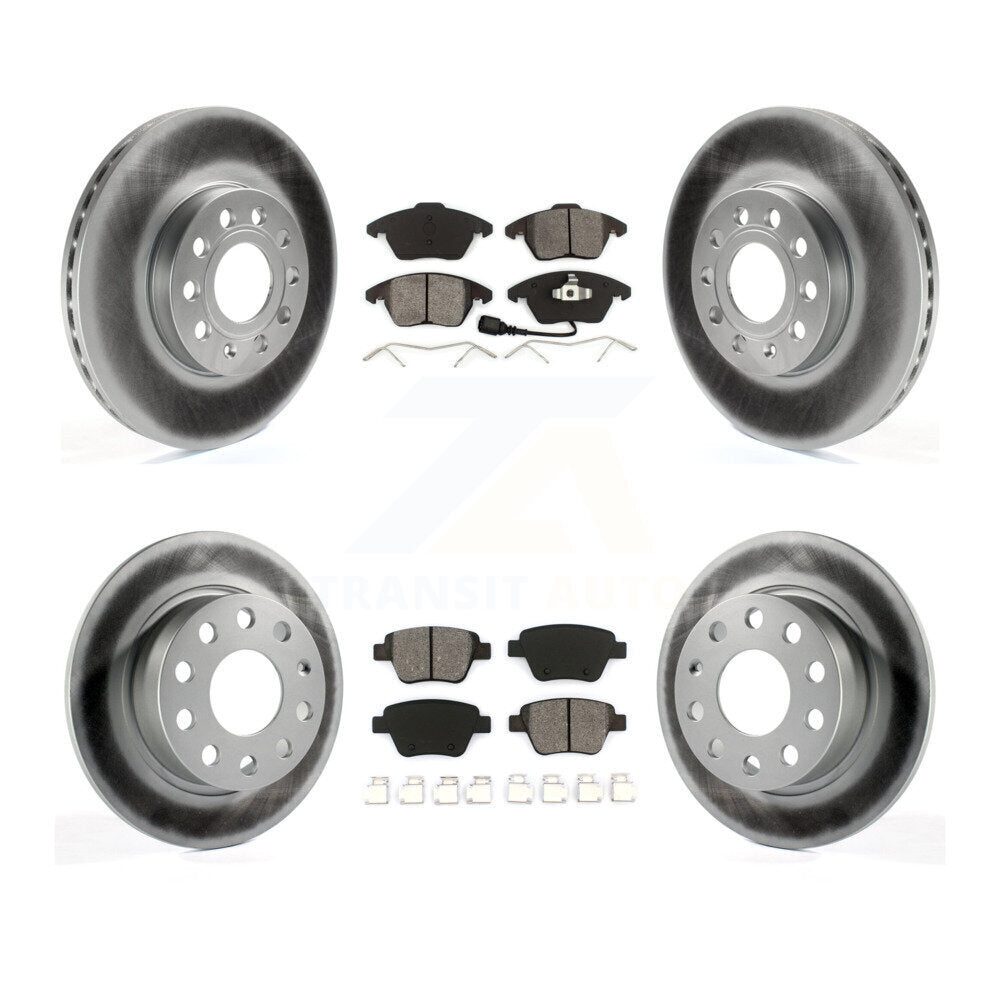 Transit Auto KGS-100926 Disc Brake Kit for 2017-2018 Volkswagen Jetta - Front and Rear