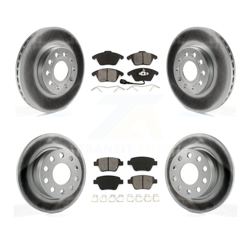 Transit Auto KGS-100926 Disc Brake Kit for 2017-2018 Volkswagen Jetta - Front and Rear