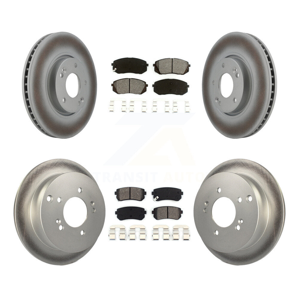 Transit Auto KGS-100928 Disc Brake Kit for 2010-2016 Hyundai Tucson, Kia Sportage - Front and Rear