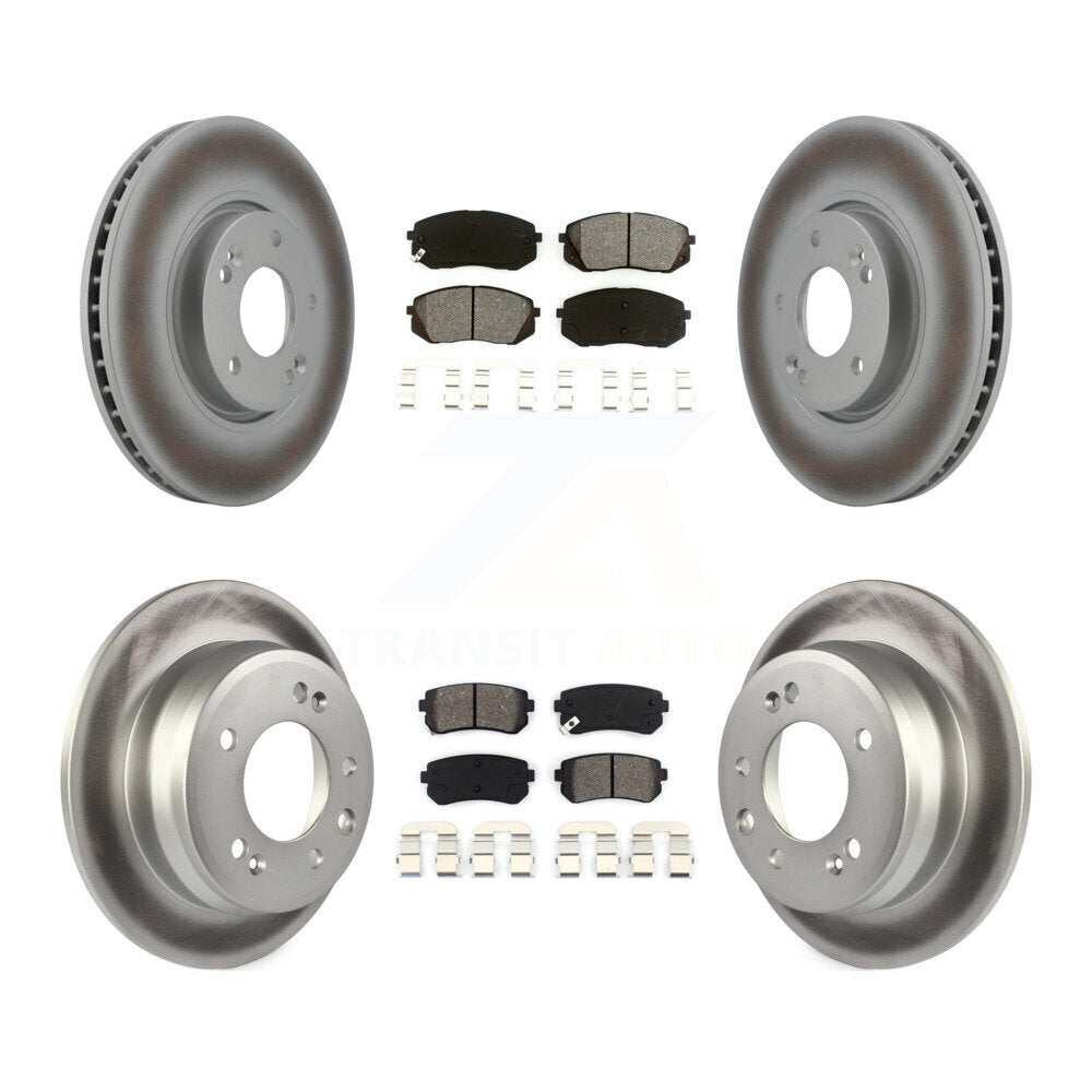 Transit Auto KGS-100929 Disc Brake Kit for 2012-2016 Hyundai Tucson, Kia Sportage - Front and Rear