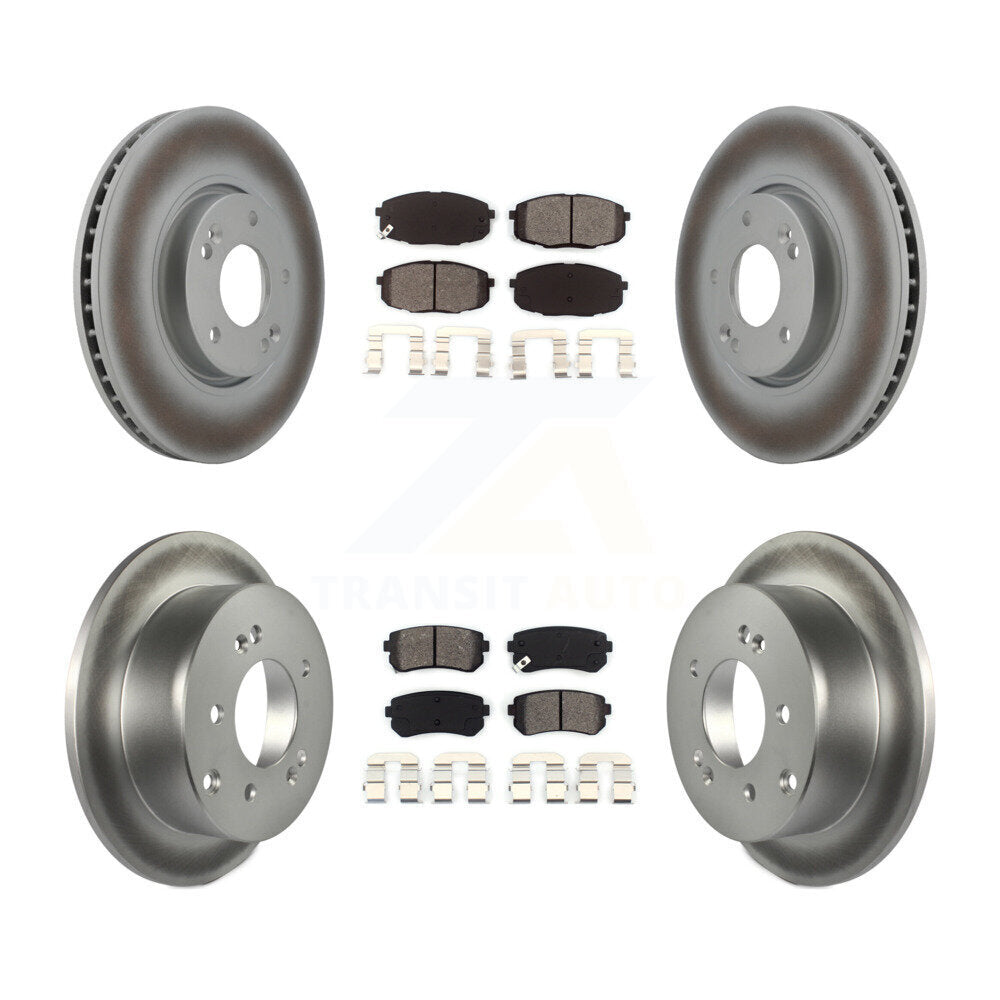 Transit Auto KGS-100930 Disc Brake Kit for 2010-2013 Kia Forte5, Kia Forte, Kia Forte Koup - Front and Rear