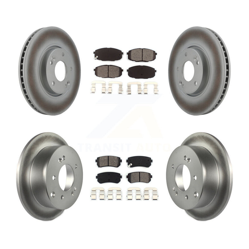 Transit Auto KGS-100930 Disc Brake Kit for 2010-2013 Kia Forte5, Kia Forte, Kia Forte Koup - Front and Rear