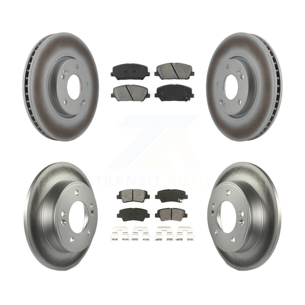 Transit Auto KGS-100931 Disc Brake Kit for 2013-2015 Hyundai Veloster - Front and Rear