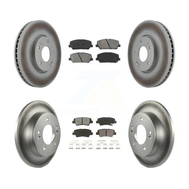 Transit Auto KGS-100931 Disc Brake Kit for 2013-2015 Hyundai Veloster - Front and Rear