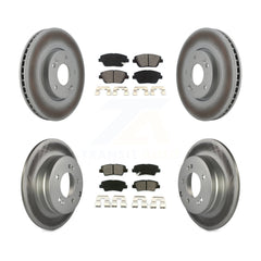 Transit Auto KGS-100932 Disc Brake Kit for 2011-2016 Kia Optima, Hyundai Sonata - Front and Rear