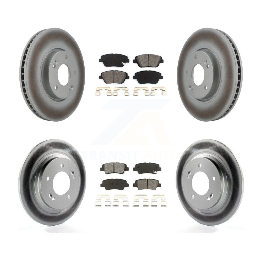 Transit Auto KGS-100933 Disc Brake Kit for 2013-2016 Kia Optima - Front and Rear