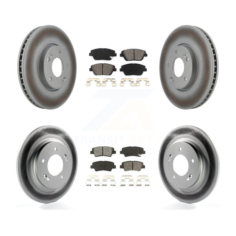 Transit Auto KGS-100933 Disc Brake Kit for 2013-2016 Kia Optima - Front and Rear