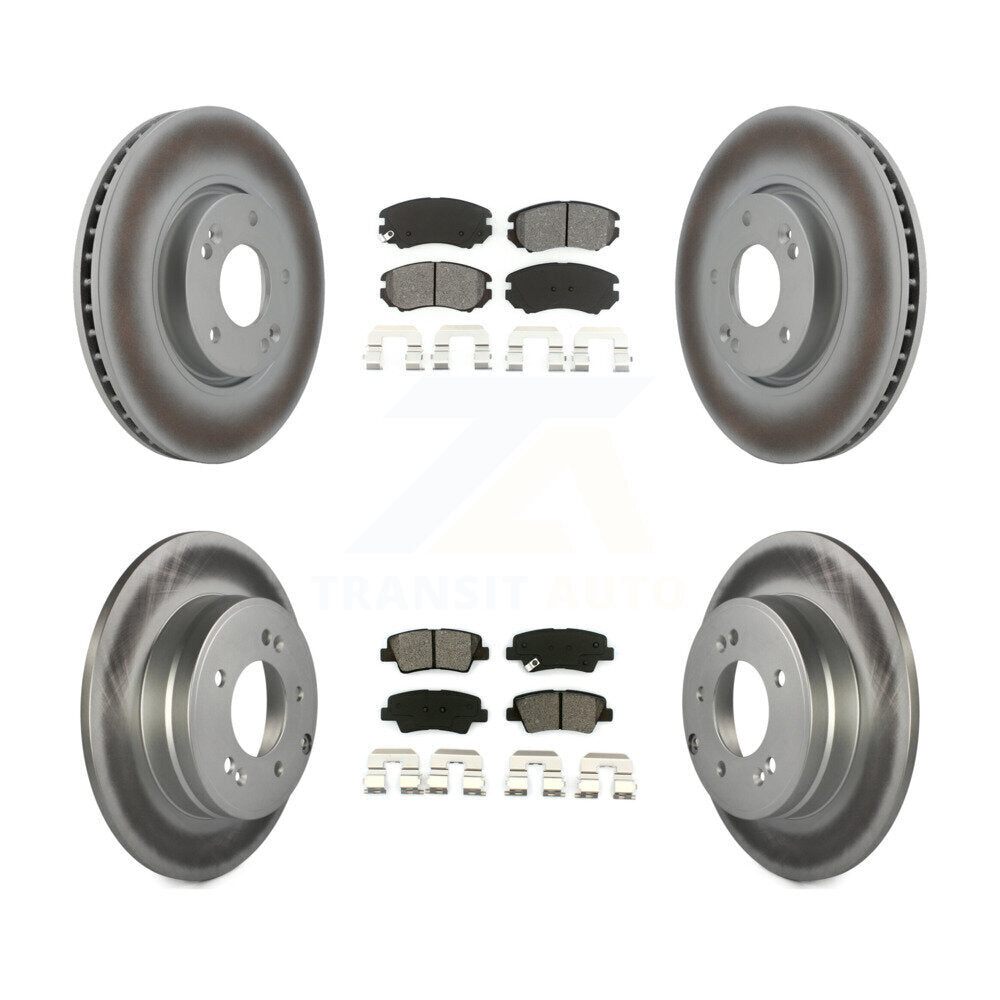 Transit Auto KGS-100936 Disc Brake Kit for 2008-2010 Hyundai Sonata - Front and Rear