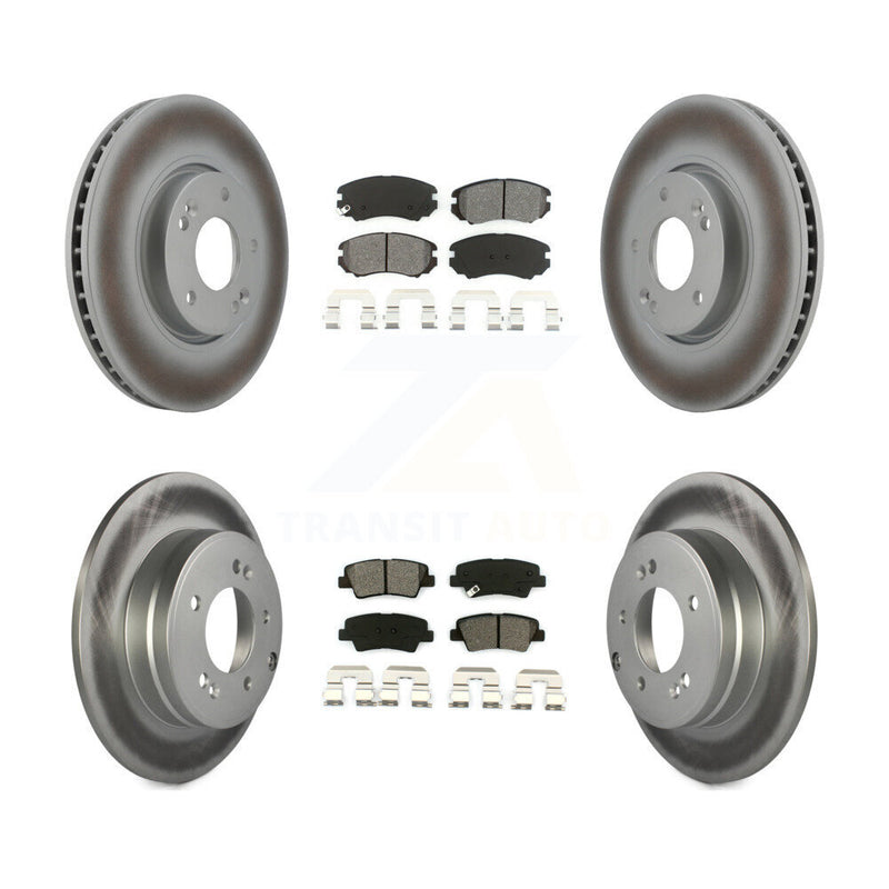Transit Auto KGS-100936 Disc Brake Kit for 2008-2010 Hyundai Sonata - Front and Rear