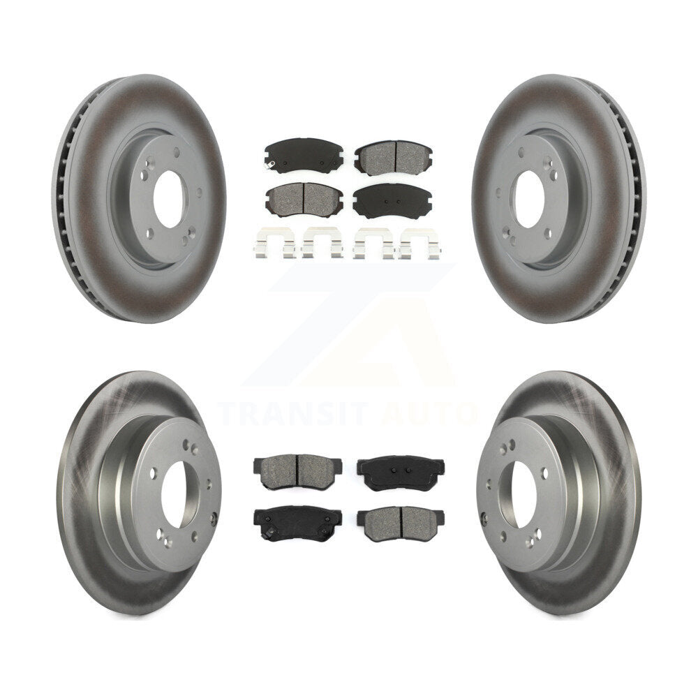 Transit Auto KGS-100937 Disc Brake Kit for 2006-2008 Hyundai Sonata - Front and Rear