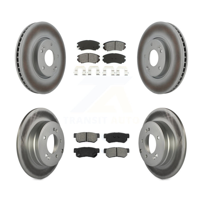 Transit Auto KGS-100937 Disc Brake Kit for 2006-2008 Hyundai Sonata - Front and Rear