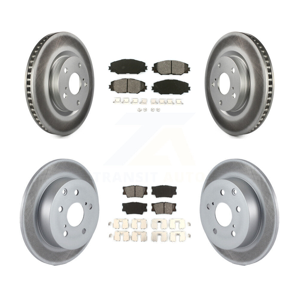 Transit Auto KGS-100941 Disc Brake Kit for 2009-2013 Pontiac Vibe, Toyota Matrix - Front and Rear
