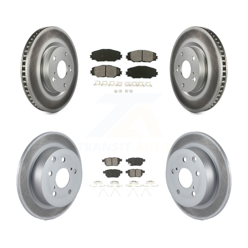 Transit Auto KGS-100942 Disc Brake Kit for 2010 Toyota Matrix - Front and Rear