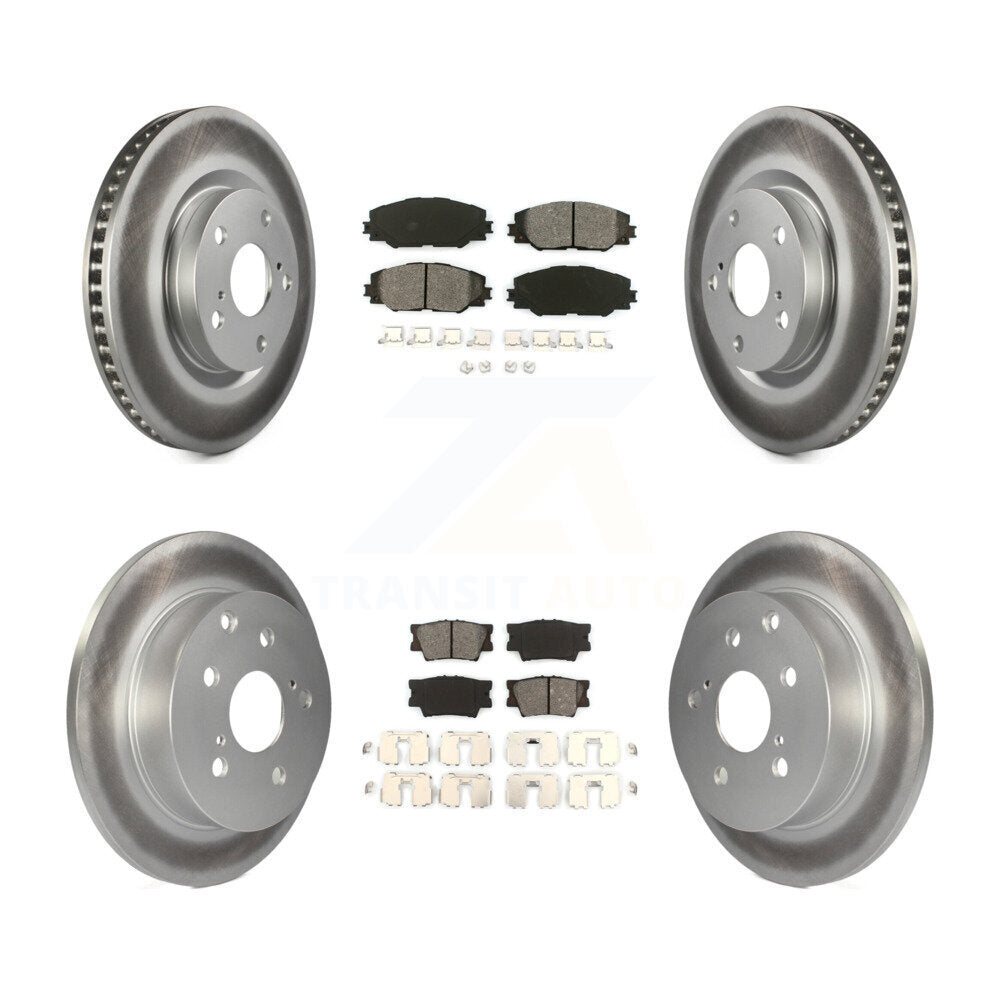 Transit Auto KGS-100943 Disc Brake Kit for 2006-2018 Toyota RAV4 - Front and Rear