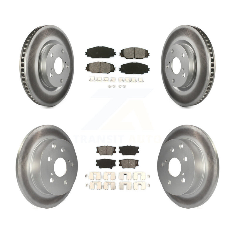 Transit Auto KGS-100943 Disc Brake Kit for 2006-2018 Toyota RAV4 - Front and Rear