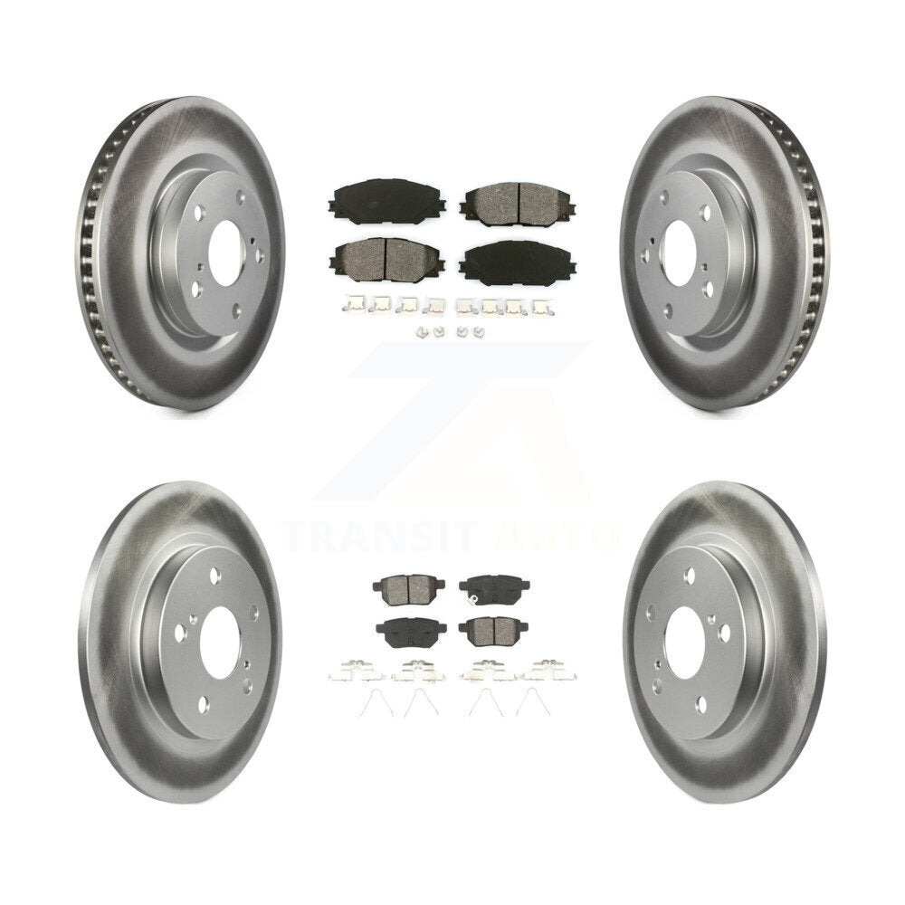 Transit Auto KGS-100945 Disc Brake Kit for 2009-2018 Toyota Corolla iM, Scion iM and More - Front and Rear