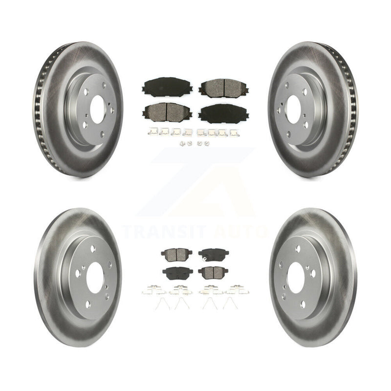 Transit Auto KGS-100945 Disc Brake Kit for 2009-2018 Toyota Corolla iM, Scion iM and More - Front and Rear