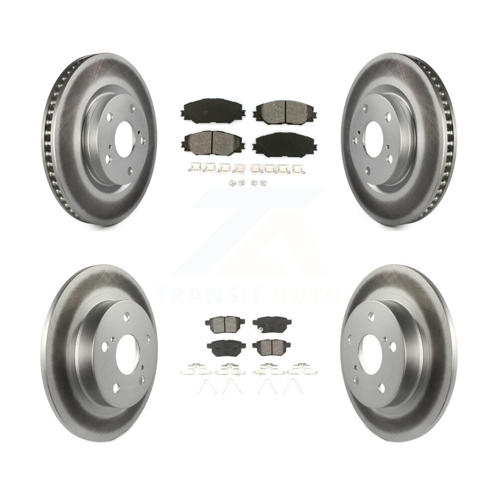 Transit Auto KGS-100946 Disc Brake Kit for 2011-2016 Scion tC - Front and Rear