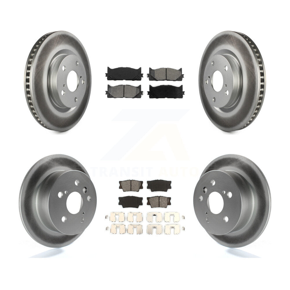 Transit Auto KGS-100947 Disc Brake Kit for 2007-2012 Toyota Avalon, Lexus ES350, Toyota Camry - Front and Rear