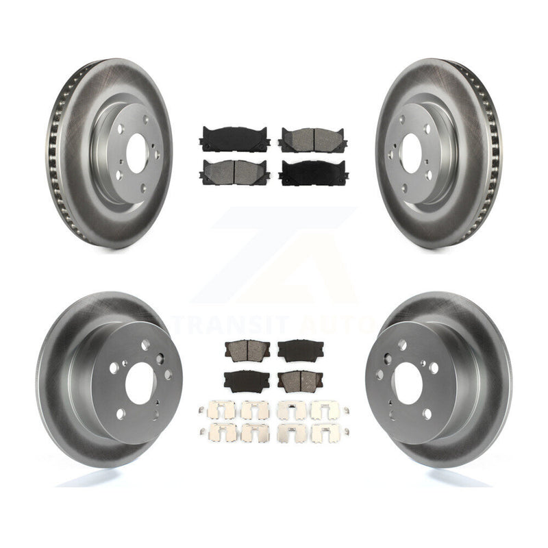 Transit Auto KGS-100947 Disc Brake Kit for 2007-2012 Toyota Avalon, Lexus ES350, Toyota Camry - Front and Rear