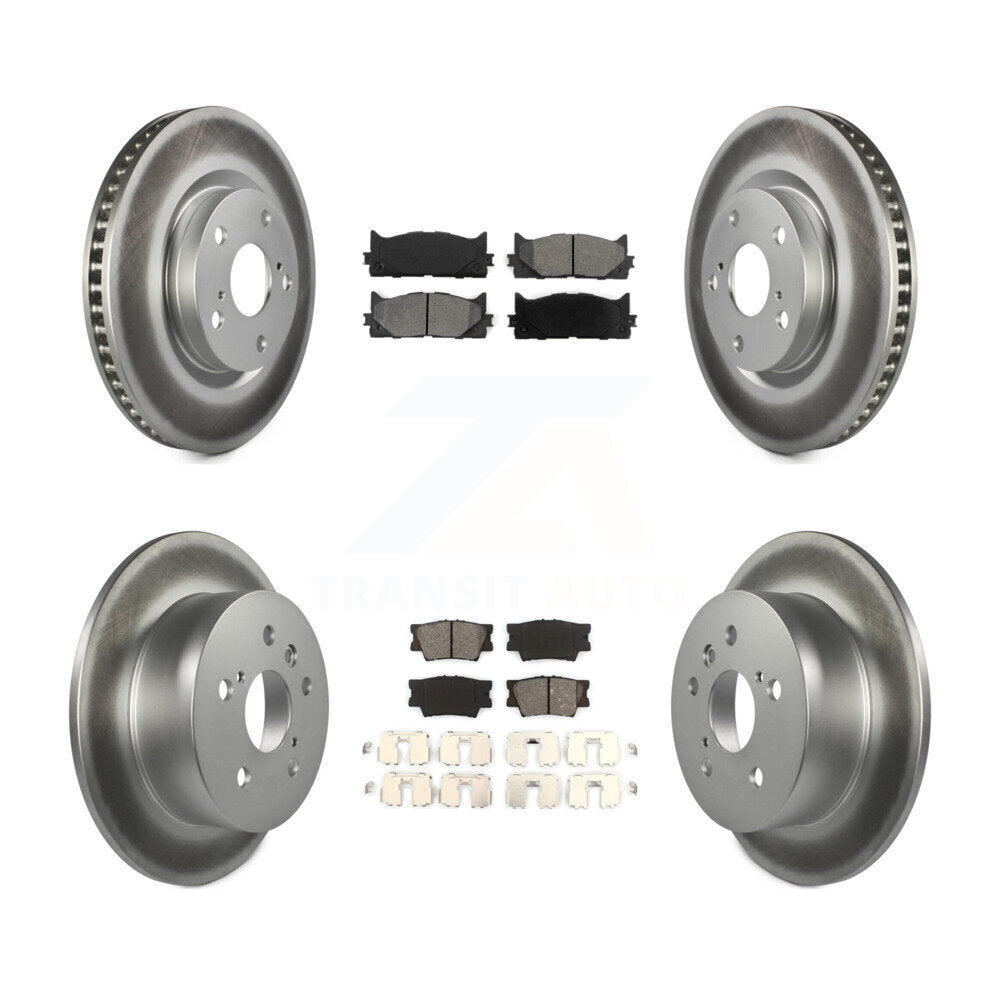 Transit Auto KGS-100948 Disc Brake Kit for 2012-2018 Lexus ES300h, Lexus ES350 and More - Front and Rear