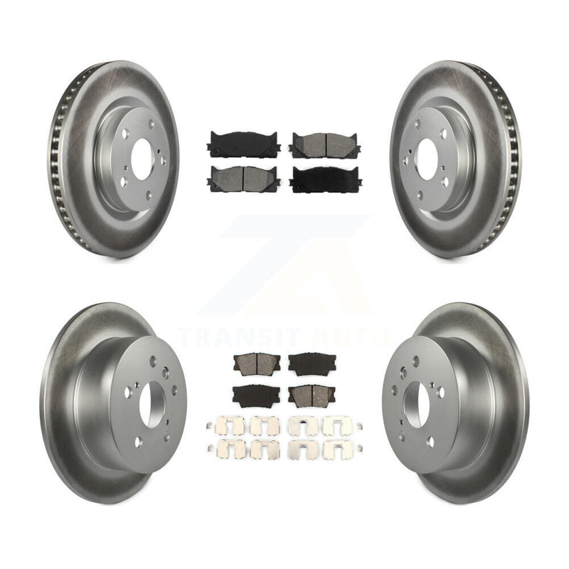 Transit Auto KGS-100948 Disc Brake Kit for 2012-2018 Lexus ES300h, Lexus ES350 and More - Front and Rear