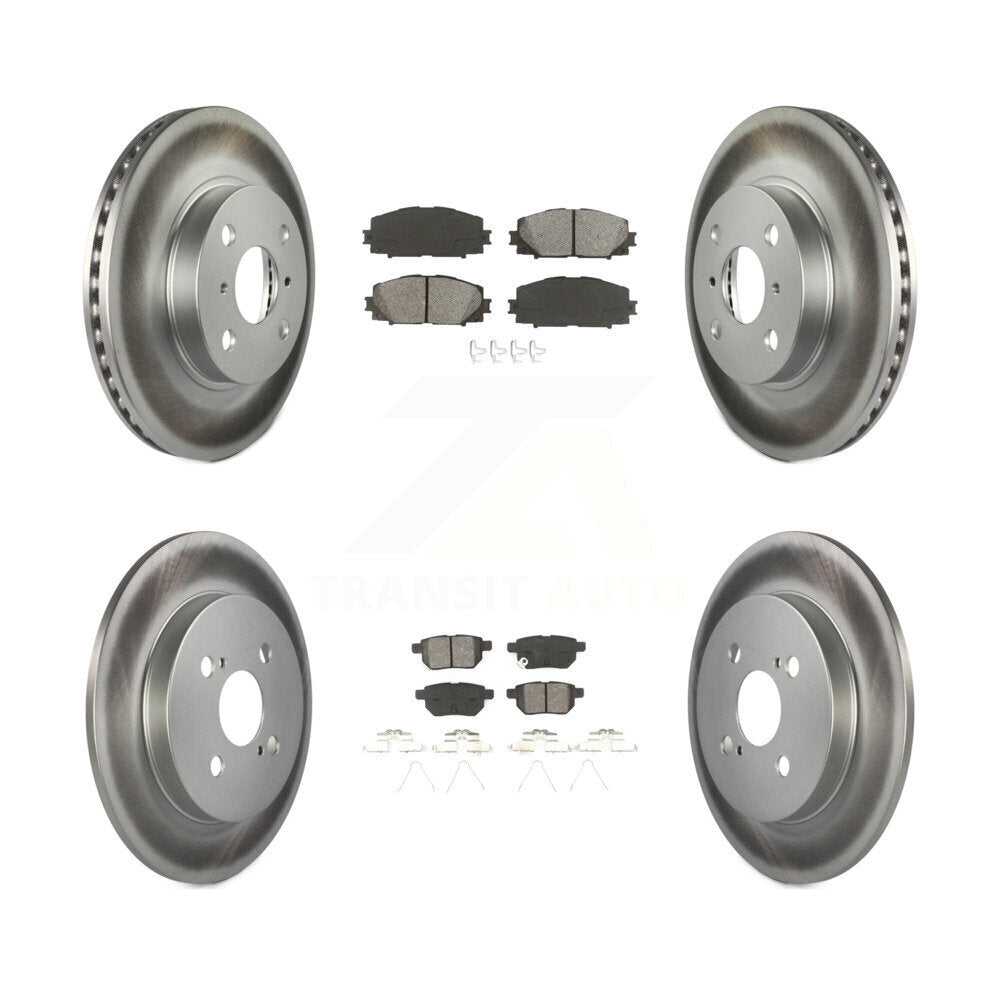 Transit Auto KGS-100949 Disc Brake Kit for 2012-2013 Toyota Yaris - Front and Rear