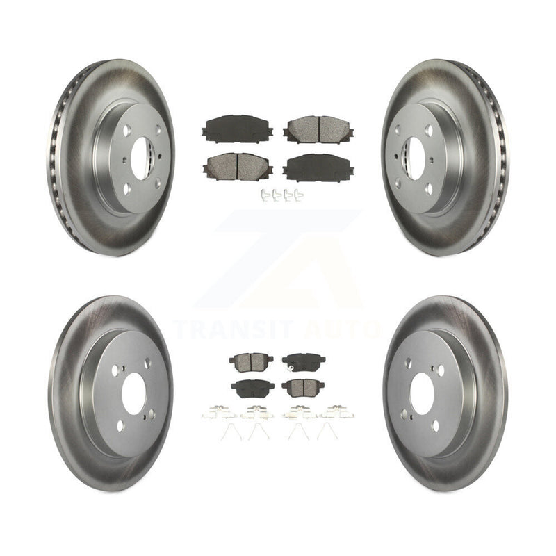 Transit Auto KGS-100949 Disc Brake Kit for 2012-2013 Toyota Yaris - Front and Rear