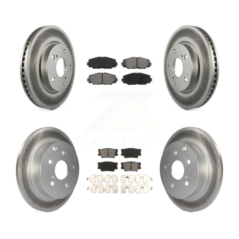 Transit Auto KGS-100950 Disc Brake Kit for 2006-2018 Toyota RAV4, Lexus HS250h - Front and Rear