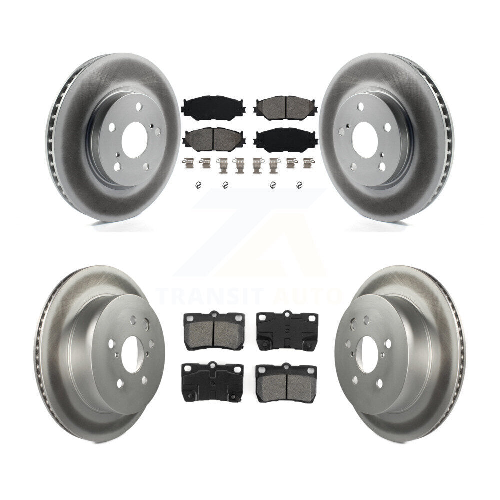 Transit Auto KGS-100956 Disc Brake Kit for 2010-2013 Lexus IS250 - Front and Rear