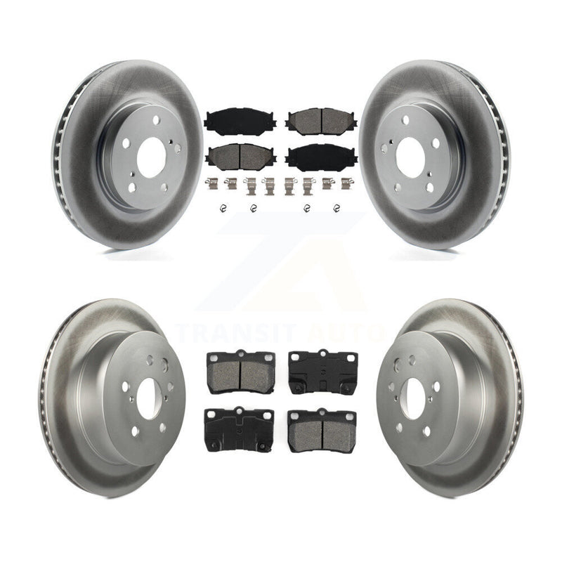 Transit Auto KGS-100956 Disc Brake Kit for 2010-2013 Lexus IS250 - Front and Rear