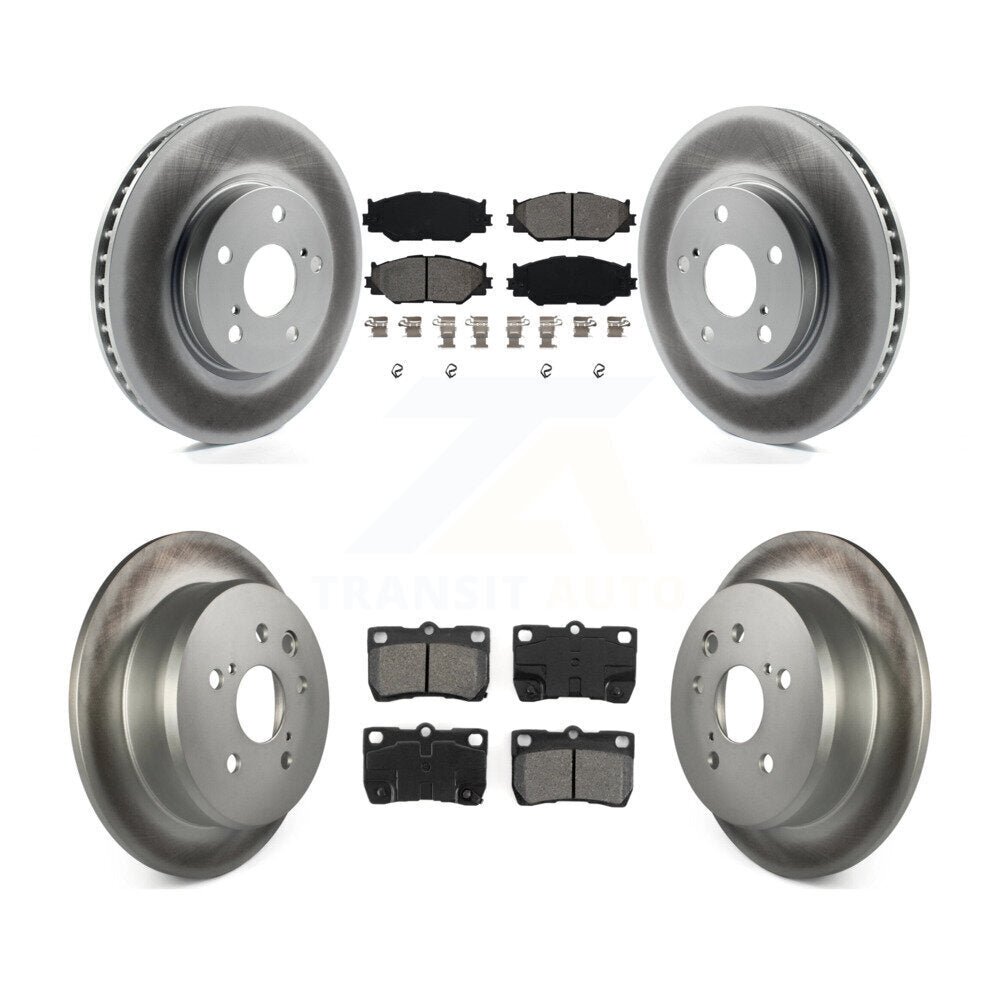 Transit Auto KGS-100957 Disc Brake Kit for 2006-2011 Lexus IS250 - Front and Rear