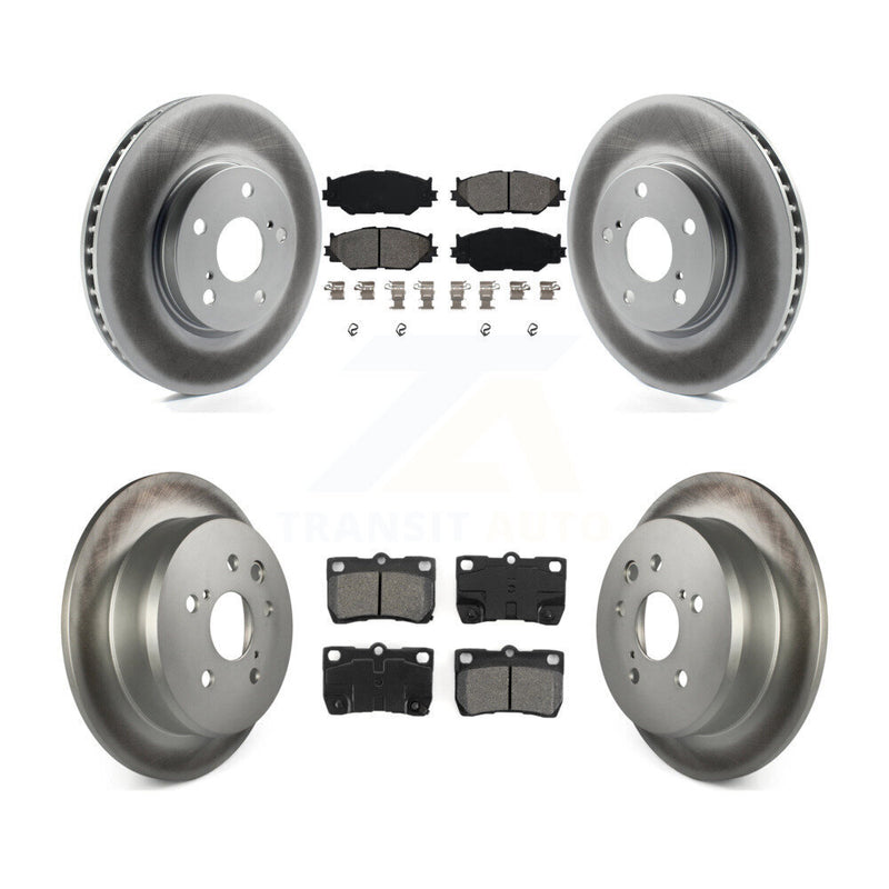 Transit Auto KGS-100957 Disc Brake Kit for 2006-2011 Lexus IS250 - Front and Rear