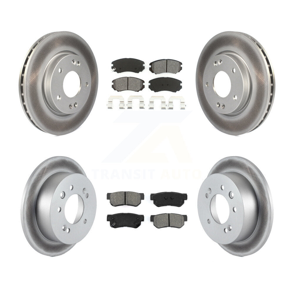 Transit Auto KGS-100960 Disc Brake Kit for 2007-2010 Hyundai Elantra - Front and Rear