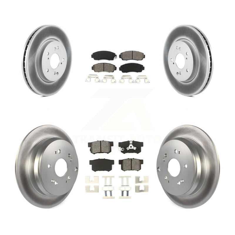 Transit Auto KGS-100962 Disc Brake Kit for 2007-2012 Acura RDX, Honda CR-V - Front and Rear