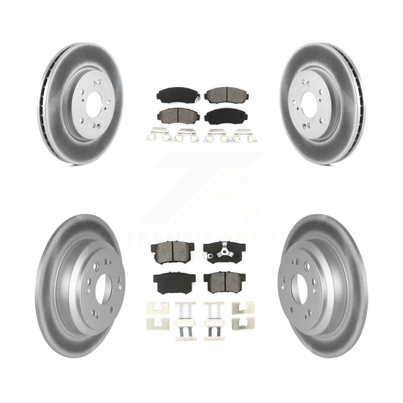 Transit Auto KGS-100964 Disc Brake Kit for 2010-2012 Honda Crosstour, Honda Accord Crosstour - Front and Rear