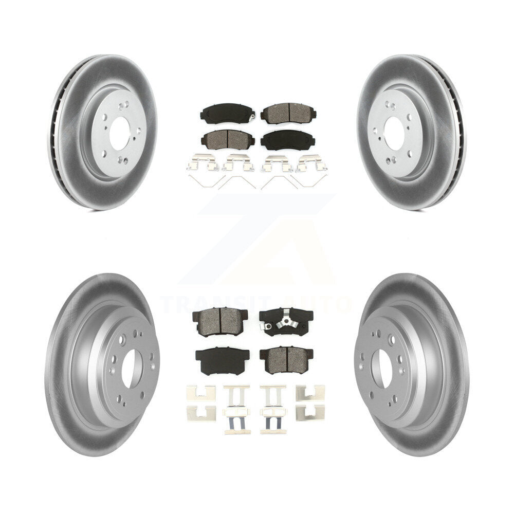 Transit Auto KGS-100966 Disc Brake Kit for 2011-2015 Honda Crosstour, Honda Accord Crosstour - Front and Rear
