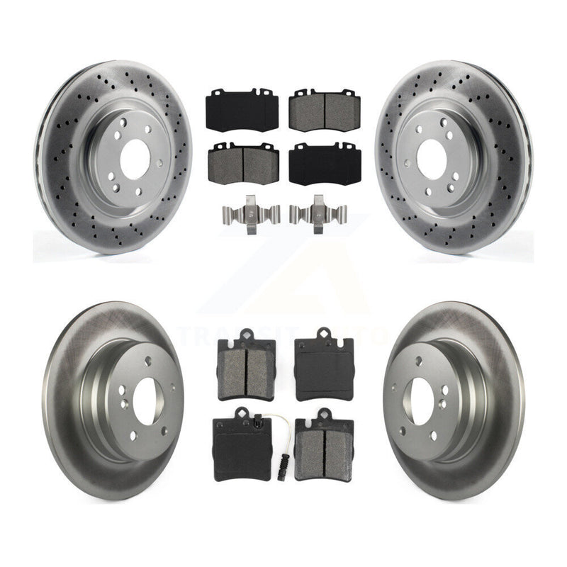 Transit Auto KGS-100968 Disc Brake Kit for 2003-2006 Mercedes-Benz SLK350, Mercedes-Benz C230, Mercedes-Benz C320 - Front and Rear